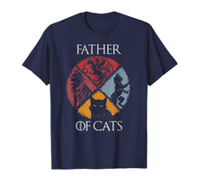 Ladda upp bild till gallerivisning, Father of Cats Shirt - Cat Lovers Cat Dad Gift T-Shirt 58940
