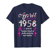 Ladda upp bild till gallerivisning, Funny shirts V-neck Tank top Hoodie sweatshirt usa uk au ca gifts for April 1958 T Shirt 61st Birthday Gift 61 Years Old Shirt 2769183
