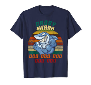 Funny shirts V-neck Tank top Hoodie sweatshirt usa uk au ca gifts for Daddy Shark T-shirt Doo Doo Doo Gifts for Father Dad 2050264