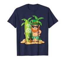 Ladda upp bild till gallerivisning, Funny shirts V-neck Tank top Hoodie sweatshirt usa uk au ca gifts for Leprechaun Hawaiian Surfing T Shirt St Patricks Day Hawaii 1566299
