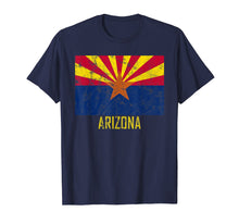 Ladda upp bild till gallerivisning, Funny shirts V-neck Tank top Hoodie sweatshirt usa uk au ca gifts for Distressed Arizona Flag T-Shirt AZ Vintage Tee Shirt 2153299

