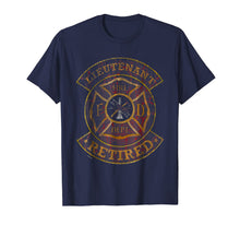 Ladda upp bild till gallerivisning, Retired Firefighter Lieutenant Distressed Tshirt 961845

