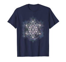 Ladda upp bild till gallerivisning, Metatron Cube Sacred Geometry Shirt - Spiritual Yoga T-Shirt
