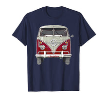 Ladda upp bild till gallerivisning, Vintage 1960s Hippie Red Micro Bus Van T-Shirt Gift
