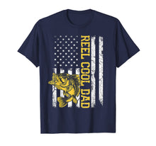 Ladda upp bild till gallerivisning, Mens REEL COOL DAD Fishing Father's Day Gift T Shirt Papa Daddy 76318
