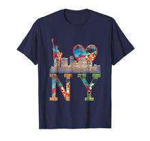 Ladda upp bild till gallerivisning, Funny shirts V-neck Tank top Hoodie sweatshirt usa uk au ca gifts for I love NY New York, Distressed Graffiti Art, City Skyline 239738
