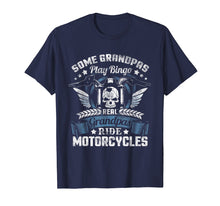 Ladda upp bild till gallerivisning, Funny shirts V-neck Tank top Hoodie sweatshirt usa uk au ca gifts for Real Grandpa Biker Shirt Fathers Day Motorcycle Ride Papa 1481994
