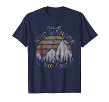 Ladda upp bild till gallerivisning, Not All Who Wander Are Lost Gradient Mountain Gold T-Shirt
