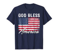 Ladda upp bild till gallerivisning, God Bless America USA Flag 4th of July Patriotic T-Shirt 283015
