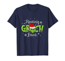Ladda upp bild till gallerivisning, Funny shirts V-neck Tank top Hoodie sweatshirt usa uk au ca gifts for funny Tee Resting Grinch-Face T-Shirt 57698
