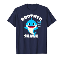 Ladda upp bild till gallerivisning, Brother Shark Gift - Cute Baby Shark Design Family Set T-Shirt 120673
