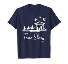 Ladda upp bild till gallerivisning, Funny shirts V-neck Tank top Hoodie sweatshirt usa uk au ca gifts for Christmas Nativity Shirt True Story Nativity Scene Gifts T-Shirt 934574
