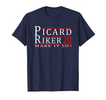 Ladda upp bild till gallerivisning, Picard Riker 2020 Make it So shirt 500307
