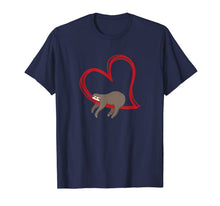Ladda upp bild till gallerivisning, Valentines Sloth Shirt Girls Women Sloths Gifts for Women T-Shirt-672486
