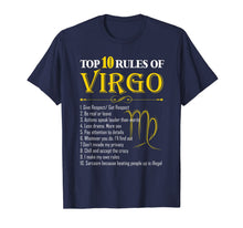 Ladda upp bild till gallerivisning, Top 10 Rules Of Virgo Zodiac Shirt August September Birthday T-Shirt 391246
