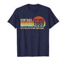 Ladda upp bild till gallerivisning, September 1969 T-Shirt Vintage 50th Birthday Gift 50 Yrs Old 112951
