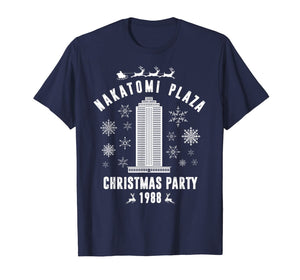 Funny shirts V-neck Tank top Hoodie sweatshirt usa uk au ca gifts for Funny Nakatomi-Plaza Christmas Party Xmas Gifts Fun Holiday T-Shirt 98383