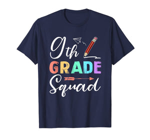 9th Grade Squad Teachers Kids Back To School Gifts T-Shirt 115246