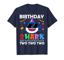 Ladda upp bild till gallerivisning, 2nd Birthday Boy Shark Matching Party Gifts for Kids Shirt-252879
