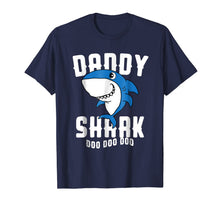 Ladda upp bild till gallerivisning, Daddy Shark T Shirt Father Grandpa Halloween Christmas 357662
