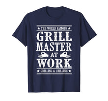Ladda upp bild till gallerivisning, Grill Master Barbecue BBQ Smoker Grillin Dad Grandpa Gifts TShirt875697
