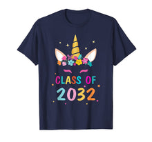 Ladda upp bild till gallerivisning, Kid Unicorn First Day Of School Class Of 2032 Grow With Me  T-Shirt 106568
