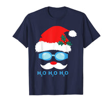 Ladda upp bild till gallerivisning, Funny shirts V-neck Tank top Hoodie sweatshirt usa uk au ca gifts for Ho Ho Ho H2O H2O H2O Swimming Gifts Santa Claus Swimmer T-Shirt 804480
