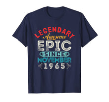 Ladda upp bild till gallerivisning, November 1965 Birthday Party Vintage Gifts For 54 Years T-Shirt 30819710
