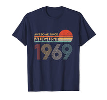 Ladda upp bild till gallerivisning, Vintage Awesome Since August 1969 Shirt 50th Birthday Gift 96989
