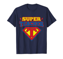 Ladda upp bild till gallerivisning, Superteacher Superhero Funny Teacher Gift idea T-shirt T-Shirt 75544
