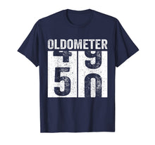 Ladda upp bild till gallerivisning, Oldometer 49-50 Tee 50th Birthday Funny Gift Men Women T-Shirt 252519
