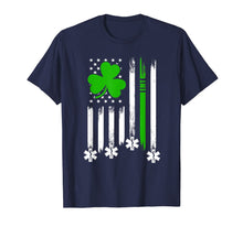 Ladda upp bild till gallerivisning, American Flag Shamrock EMT St Patrick&#39;s Day Gifts TShirt475440
