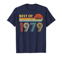 Ladda upp bild till gallerivisning, Happy 40th Birthday Vintage Since 1979 T-Shirt 70s Retro T-Shirt 271241
