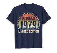 Ladda upp bild till gallerivisning, Born October 1979 Limited Edition 40th Birthday Gifts  T-Shirt 775074
