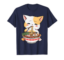 Ladda upp bild till gallerivisning, Kawaii Neko Ramen Cute Ramen Cat Japanese Noodle Funny Anime TShirt280292
