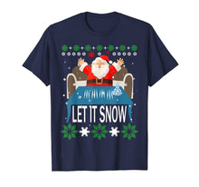 Ladda upp bild till gallerivisning, Let it Snow Cocaine Santa Funny Christmas T-Shirt-1267261
