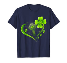 Ladda upp bild till gallerivisning, Green Celtic Cross Heart Shamrock St Patrick&#39;s Day Gifts T-Shirt-563685
