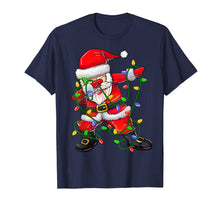 Ladda upp bild till gallerivisning, Dabbing Santa Shirt for Boys Girls Christmas Tree Lights T-Shirt-250715
