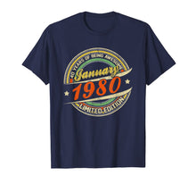 Ladda upp bild till gallerivisning, Funny shirts V-neck Tank top Hoodie sweatshirt usa uk au ca gifts for Born In JANUARY 1980 Limited Edition 40th Birthday Gifts T-Shirt 996655
