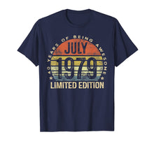 Ladda upp bild till gallerivisning, Born July 1979 Limited Edition Bday Gifts 40th Birthday T-Shirt 52563
