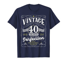 Ladda upp bild till gallerivisning, Vintage 40th Birthday Shirt, 1979, Aged To Perfection 181981
