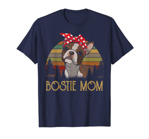 Bostie Mom Vintage Shirts Boston-Terrier Mama Grandma Gifts T-Shirt-5950824