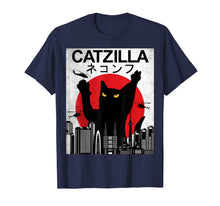 Ladda upp bild till gallerivisning, Funny shirts V-neck Tank top Hoodie sweatshirt usa uk au ca gifts for Vintage Catzilla - Japanese Cat Style - Retro Sunset Kitten T-Shirt 1024285
