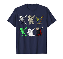 Ladda upp bild till gallerivisning, Dabbing Skeleton And Monsters Halloween Dracula T Shirt 215303
