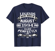 Ladda upp bild till gallerivisning, Vintage 25th Birthday August 1994 Shirt 25 Years Old Gift 771928
