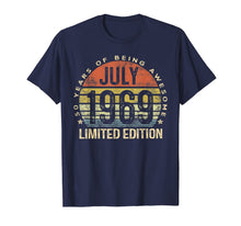Ladda upp bild till gallerivisning, Born July 1969 Limited Edition Bday Gifts 50th Birthday T-Shirt 52845
