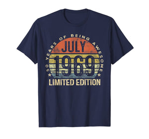 Born July 1969 Limited Edition Bday Gifts 50th Birthday T-Shirt 52845