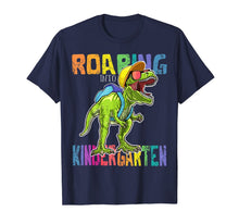 Ladda upp bild till gallerivisning, Roaring Kindergarten Dinosaur T Rex Back to School Shirt Boy 56558
