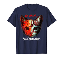 Ladda upp bild till gallerivisning, Ch ch ch Meow Meow Halloween Scary Cat T-Shirt 300241
