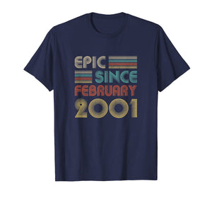 Epic Since February 2001 Vintage 19th Birthday Gifts T-Shirt-2766117